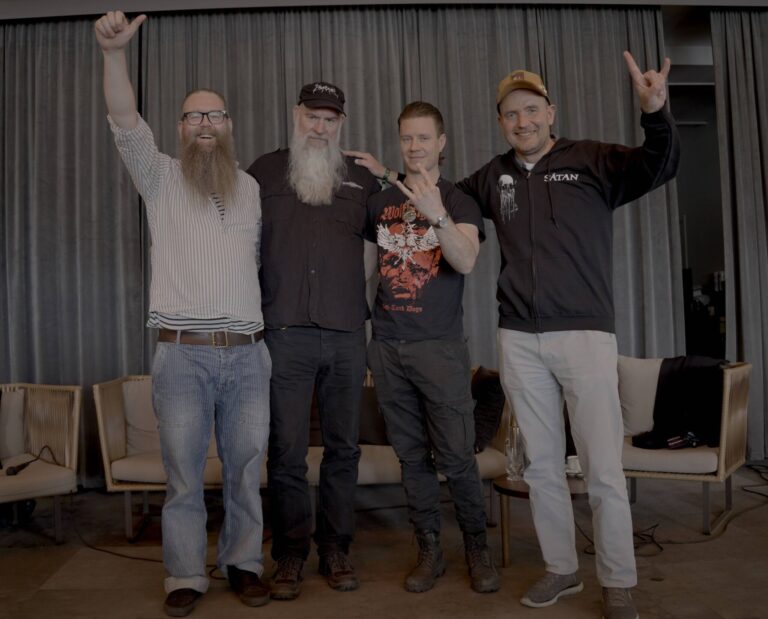 Snæbjörn Ragnarsson, Gunnar Sauermann, Dagur Gíslason og Guðni Th. Jóhannesson