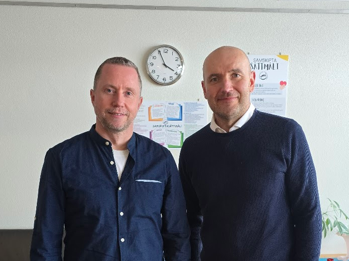 Svavar Guðmundsson og Guðni Th. Jóhannesson